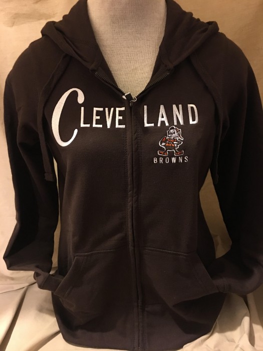 Women’s Cleveland Browns Elf Hoodie 4th and Goal Your Online Sports