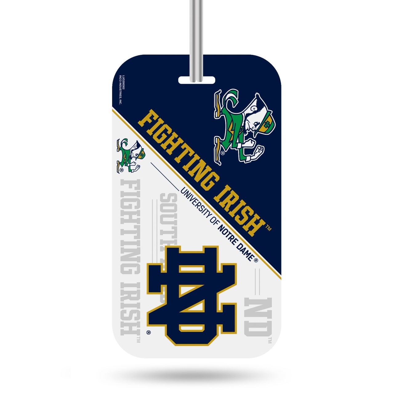 Notre Dame Fighting Irish Luggage Tag 4th and Goal Your Online